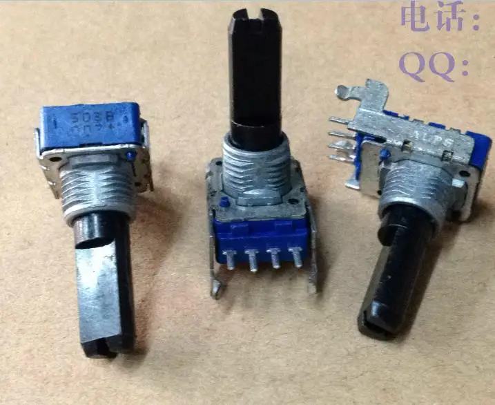 5 шт. потенциометр B50K типа 4 для ног ALPS Alps RK11 длина полувала 20 мм громкости|potentiometer