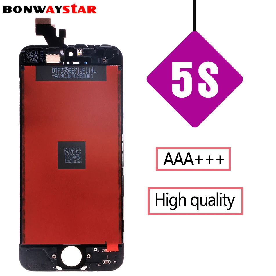 ЖК экран для iPhone 5s дисплей сенсорный дигитайзер в сборе замена iphone5s pantalla