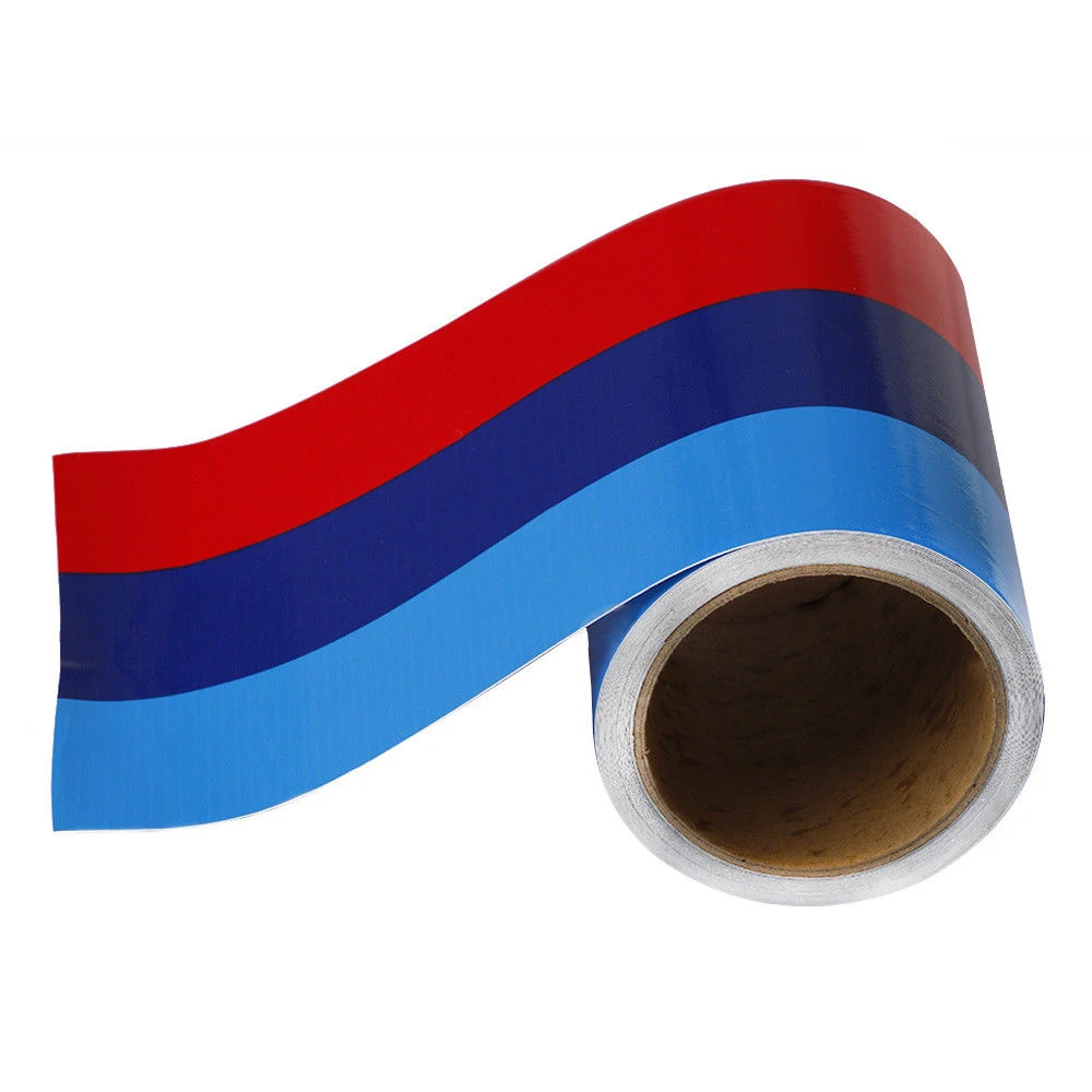 

1PC 1M Car Auto M-Colored Stripe Body Decal Door Vinyl Sticker For BMW E46 X5 UK
