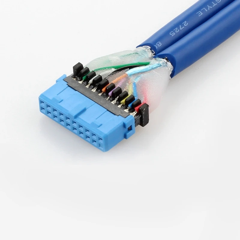 С перегородкой 20Pin к Usb3.0 два порта расширения перегородки линии материнской
