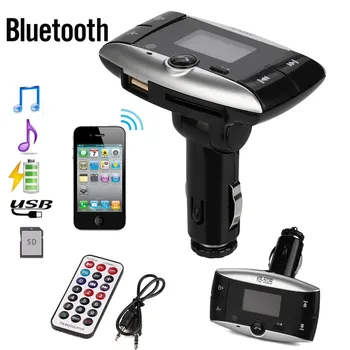 

Franchise Car Tool MP3 Players 1.5 Inch LCD Car Kit MP3 Player Bluetooth FM Transmitter Modulator SD MMC USB Remote