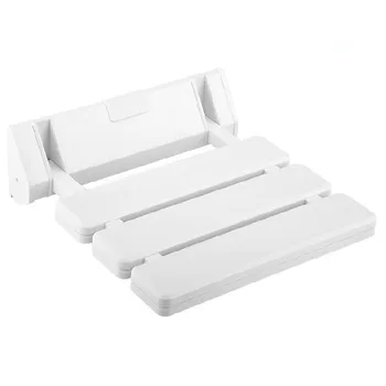 

Wall Mounted Bathroom Foldable Chair Shower Seat Fold SPA Bench Porch Door Stoop Bench for Shoes Change Save Space