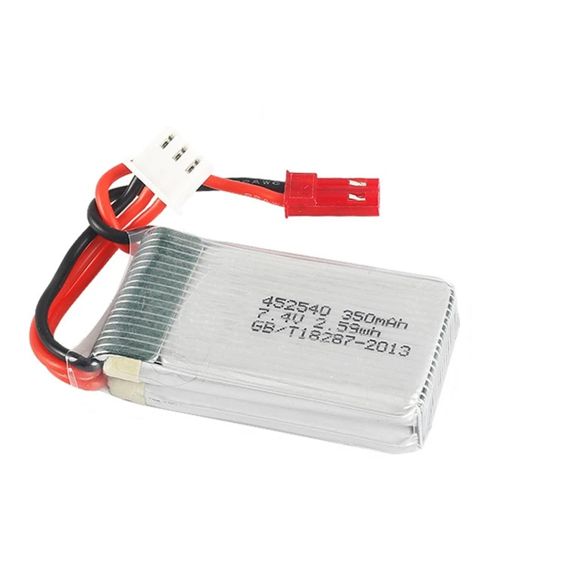 2s 7,4 v 350mah 35C Lipo батарея для MJX X401H X402 JXD 515 515W 515V батарея RC Mini FPV Дрон Квадрокоптер вертолеты 3,7 v 1 шт