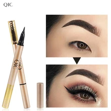 QIC, новинка, черная жидкая подводка для глаз, стойкая, водостойкая, быстро/быстро сохнет, подводка для глаз, карандаш, набор, макияж, косметический инструмент для глаз