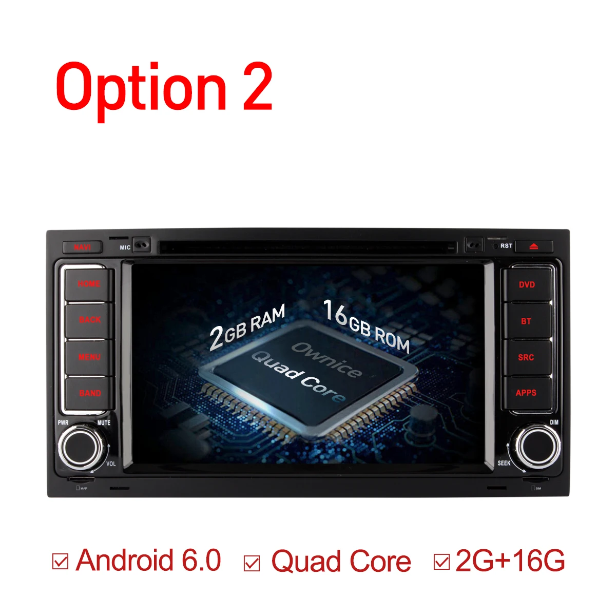 Discount Owncie C500 Android 6.0 Octa 8 Core Car DVD Player For Volkswagen Touareg Transporter T5 With GPS Navi BT Radio 4G LTE Network 2