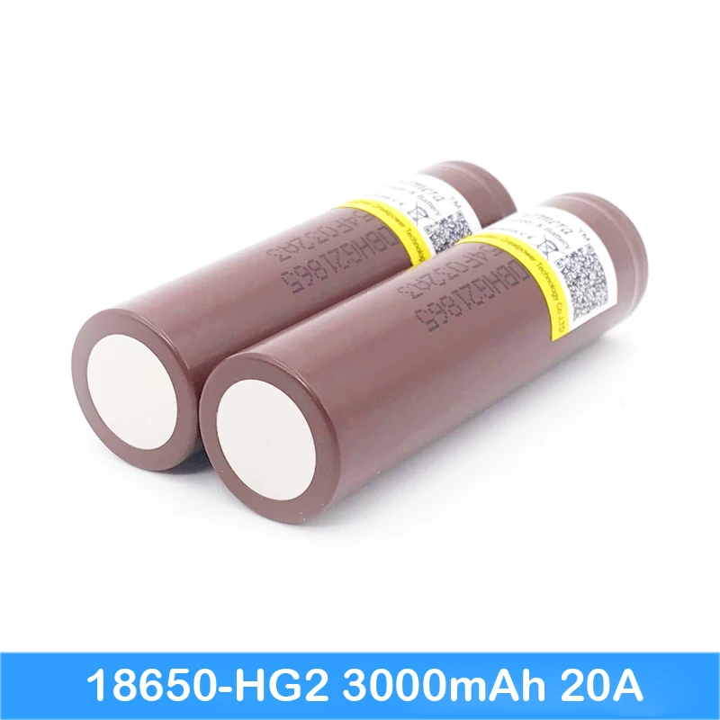 Батарея 18650 hg2 3000mah 20a мод батареи для отверток Turmera батарея jun5|Перезаряжаемые