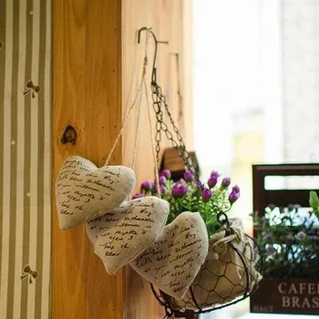 

handmade rustic vintage Jute Fabric wall art decor gifts crafts Mediterranean cabinet gift /home decoration wedding decor