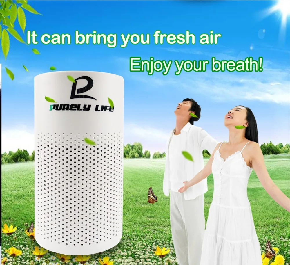 

Mini-negative ion air purifier sterilization to pet odor formaldehyde dedusting vehicle-borne air purifier air cleaning cleaner