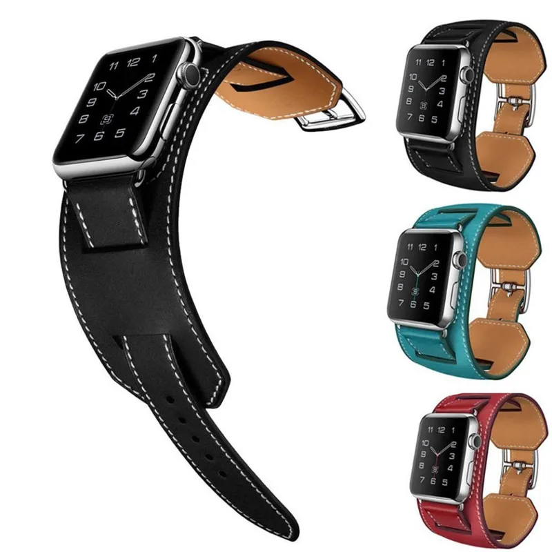 

For Apple Watch Band 38mm/42mm Genuine Leather Strap Smart Watch Band Bracelet Replacement Wristband For iWatch Series 1/2