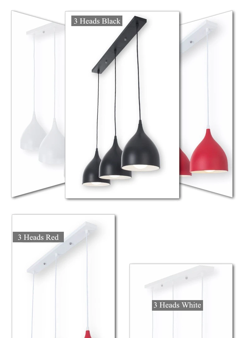 led pendant lamp restaurant metal hanging light fixtures for restaurants 11