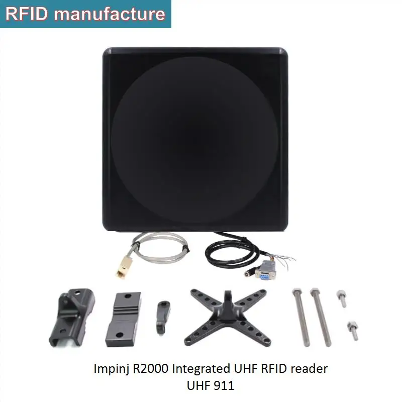 TCP/IP Wg/RS232 interface 1-20M Impinj r2000 chip integrated uhf rfid reader 865~868Mhz902~928Mhz on waste garbage appication |