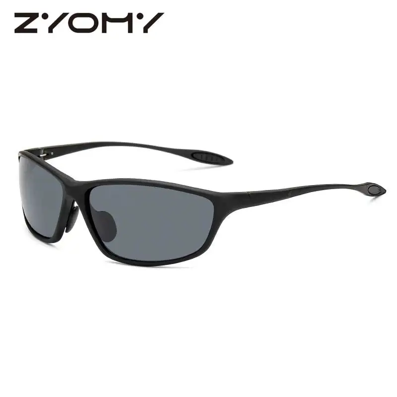 Zyomy модные спортивные поляризованные очки для вождения UV400 уличные аксессуары мужские женские солнцезащитные очки брендовая дизайнерская маленькая коробка
