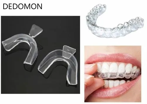 

2 Pairs Thermoforming Dental Mouthguard Teeth Whitening Trays Bleaching Tooth Whitener Mouth Guard Care Oral Hygiene