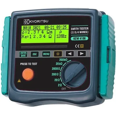 KYORITSU KYORITSUKLEITZ KEW4106 Grounding Resistance Tester | Инструменты