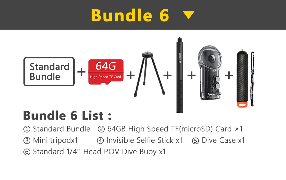 Insta360 ONE X Action Camera VR 360 Panoramic Camera For iPhone and Android 20 Insta360-ONE-X-套餐图-190514_07