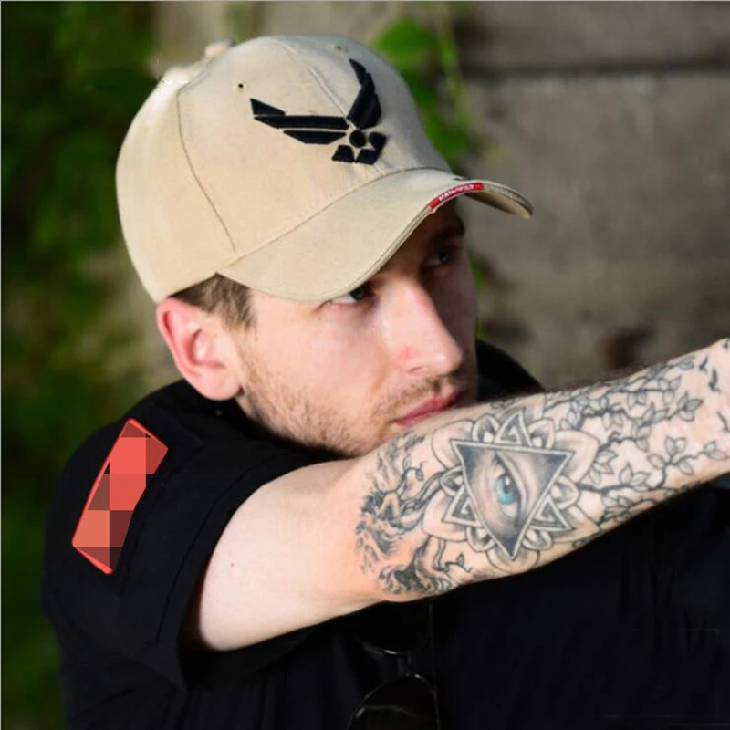 MNKNCL de moda de Primavera de la Fuerza Aérea una gorra de béisbol Mens Airsoftsports táctico tapas Seal de la armada del ejército de Gorras Baseball para adultos