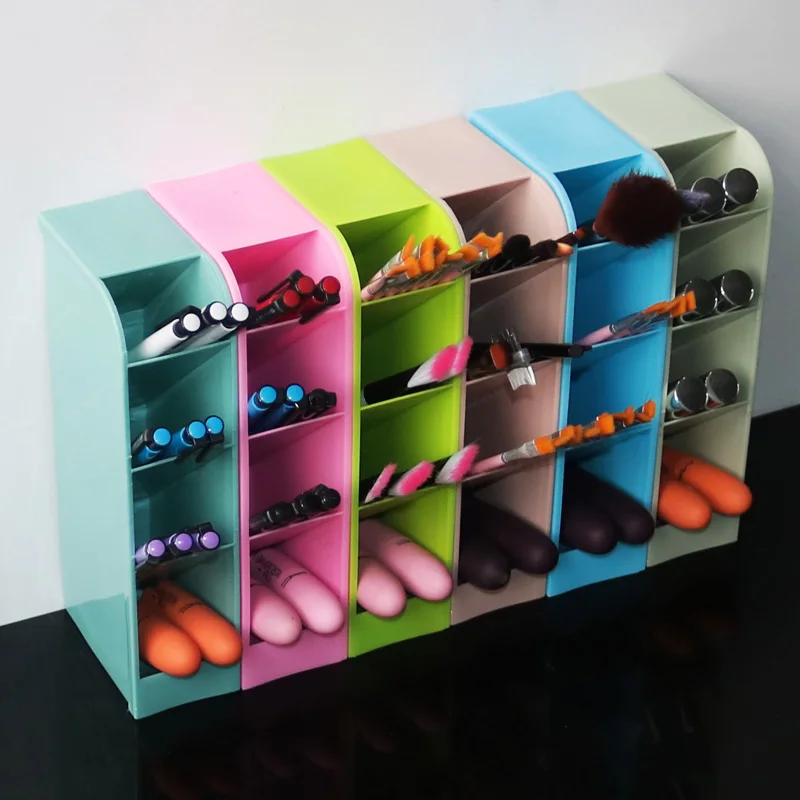 up pinsel veranstalter bunte leinen zu hause neue make tasche stift - korb