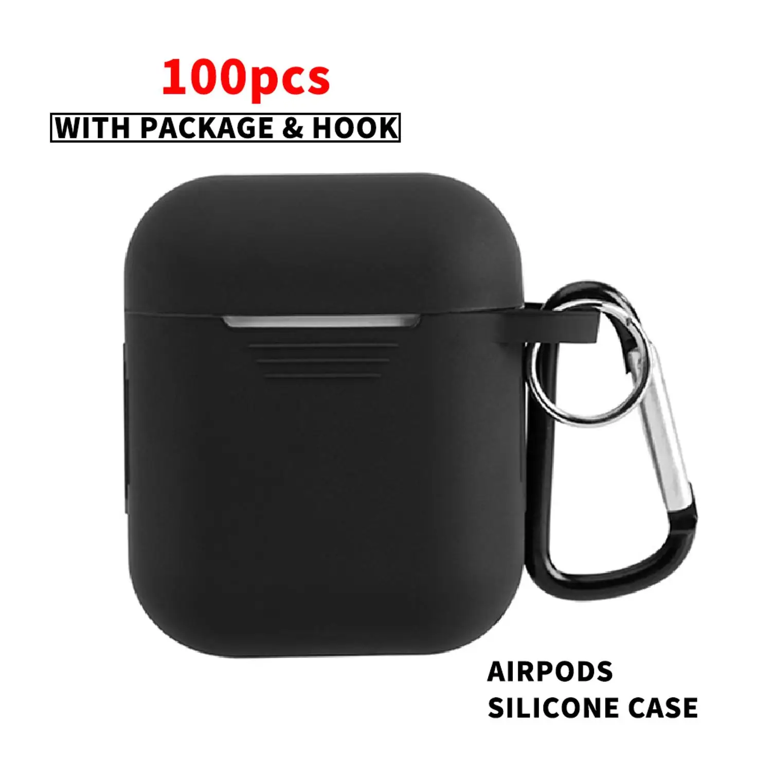 

100PCS ear buds fundas for apple wireless earphone airpods 2 case air pods cover silicone coque headphone pouch cover acessories