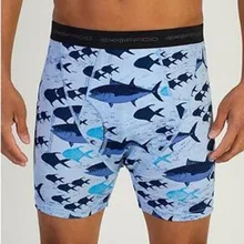 Exofficio нижнее белье для мужчин, спортивная сетка, принт 6 дюймов, боксеры, мужское обтягивающее нижнее белье, Быстросохнущий ультра светильник, мужские боксеры, размер США S-2XL