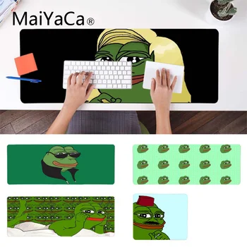 

MaiYaCa Funny Pepe Frog Customized MousePads Computer Laptop Anime Mouse Mat Rubber Mouse Durable Desktop Mousepad