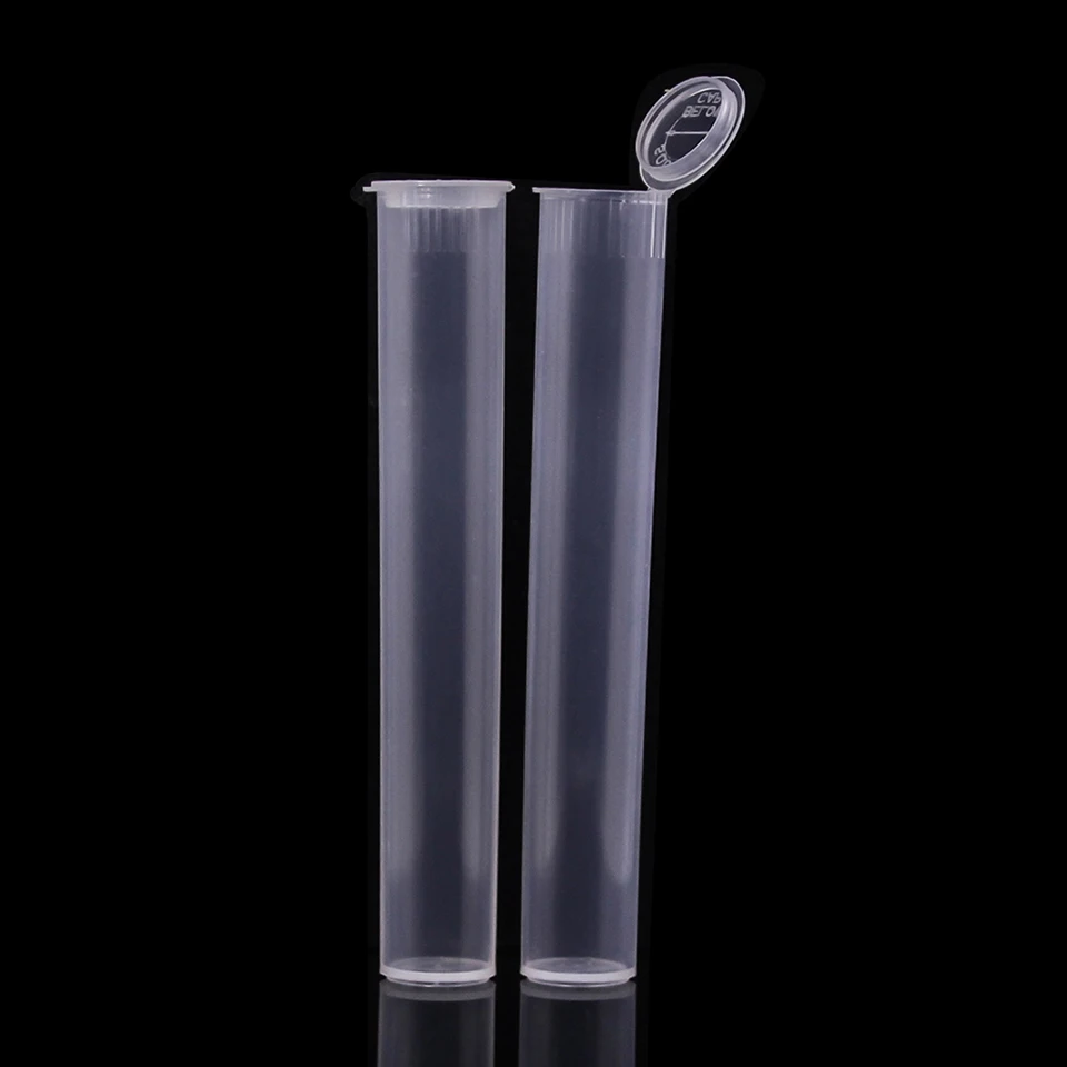 В наличии! 10 шт./лот Veeape контейнеры для сигарет doob tubes 120 мм прозрачная пластиковая