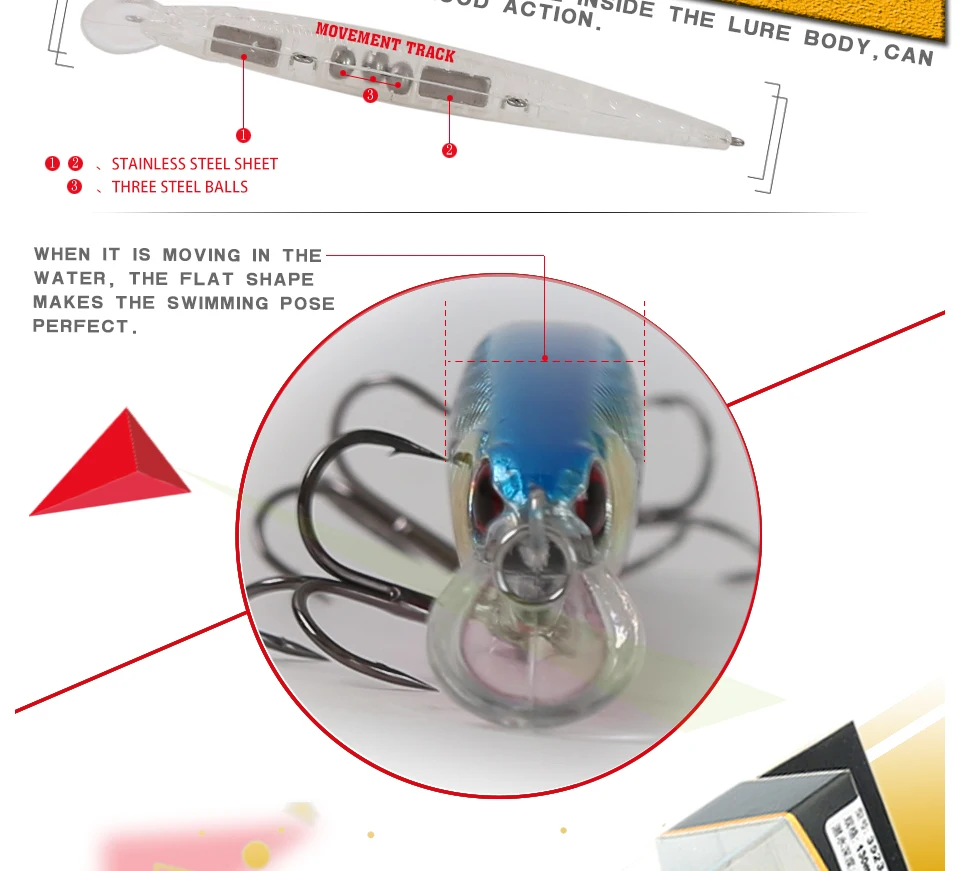 Kingdom Sea Fishing lures Minnow 130mm 20g hard bait 3 VMC hook wobblers lifelike fishing lure model 3523 (2)