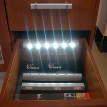 5 шт. X ABS AAA батарея светодиодный деревянный лестничный светильник с вибрационным датчиком/светодиодный датчик движения светового шкафа Интеллектуальный светодиодный светильник