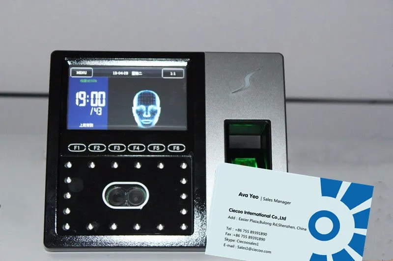 ZKsoftware IFACE 702 биометрический считыватель лиц и отпечатков пальцев посещаемость