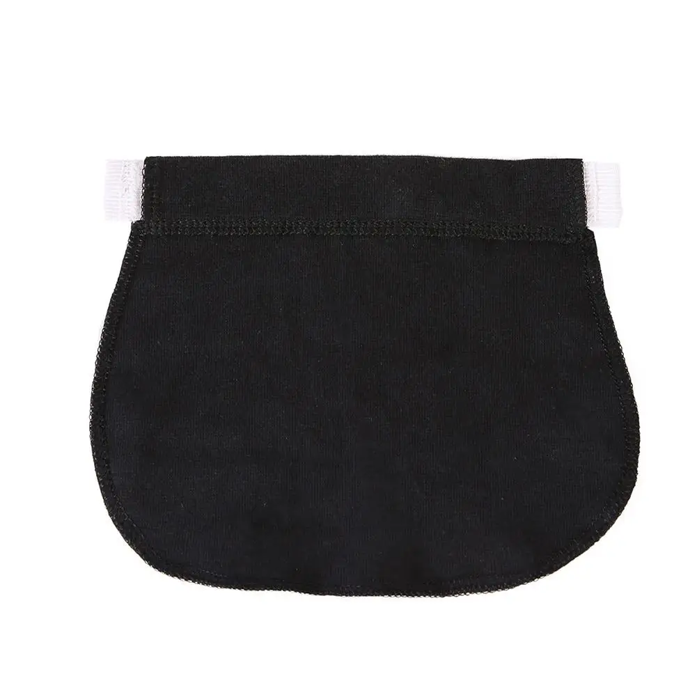 Kidlove регулируемая эластичная талия Кнопка расширения для беременности брюки удлинение пояс эластичный удлинитель мягкие брюки - Цвет: black