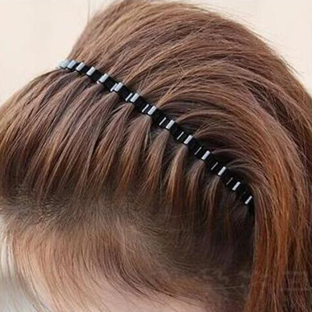 Hot-1PC-Mens-Women-Styling-Tools-Unisex-Black-Simple-Wavy-Hair-Head-Hoop-Band-Sport-Headband