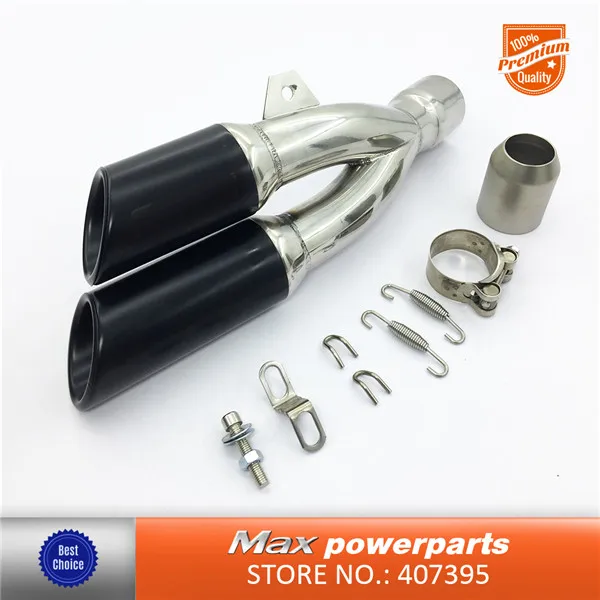 Stainelss Steel Motorcycle dual Exhaust Muffler With Moveable DBKiller