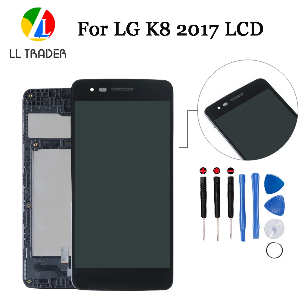 Класс AAA для LG K8 2017 X240 сменный сенсорный ЖК экран K10 дисплей панель дигитайзер