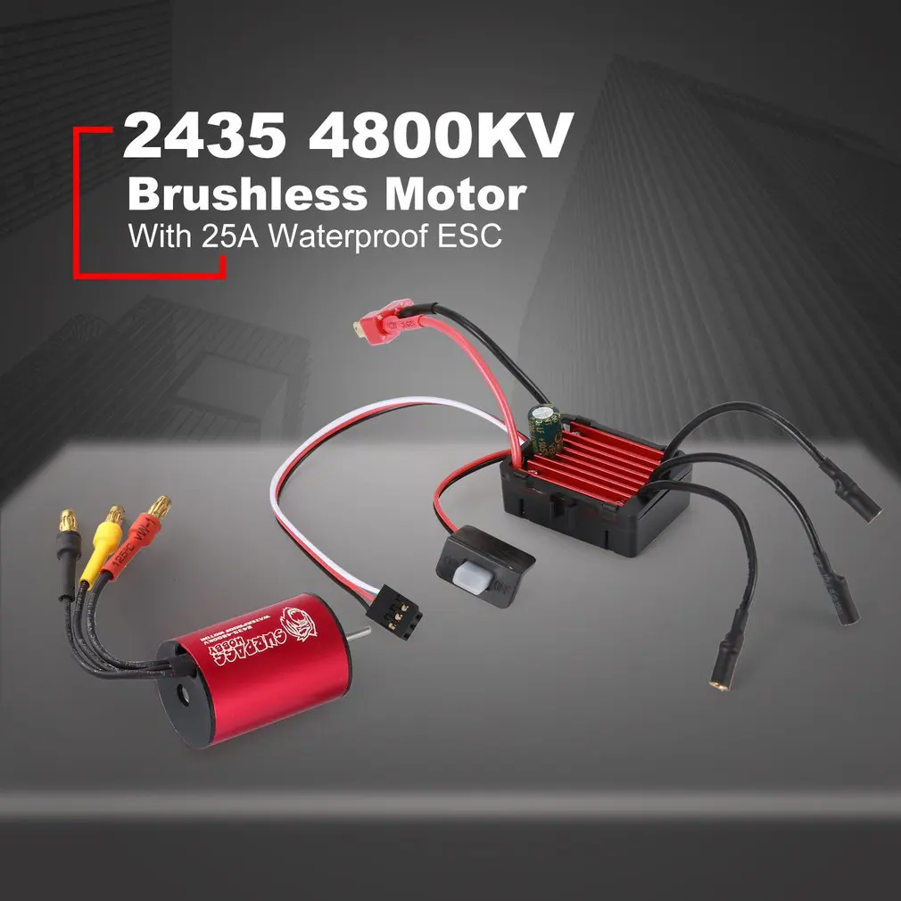 

SURPASSHOBBY KK series Brushless Motor 2S for Traxxas/HSP 1:16,1:18 RC Drift Racing Climbing Off-road Car Sensorless