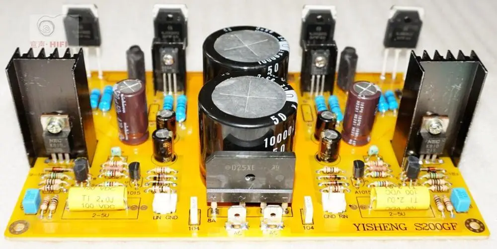 

Italian voice S200GF/ discrete HIFI power amplifier board / Kit