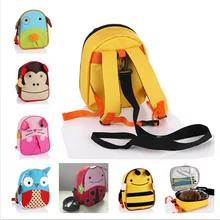 École enfants enfants animal de bande dessinée caractère anti perdu sacs sacs à dos cordon troddler sac à dos pour enfant bébé filles garçons
