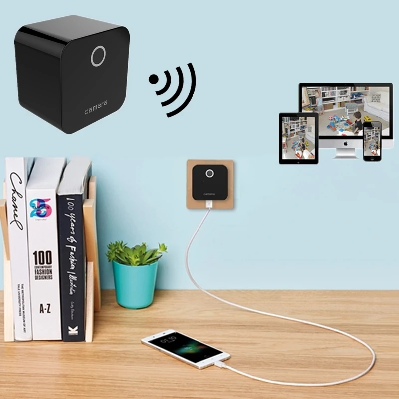 

HD 1080P Mini Wifi IP Camera Night Vision Wireless Remote Recording Video Voice Micro Camcorder Car Sport DV Charger