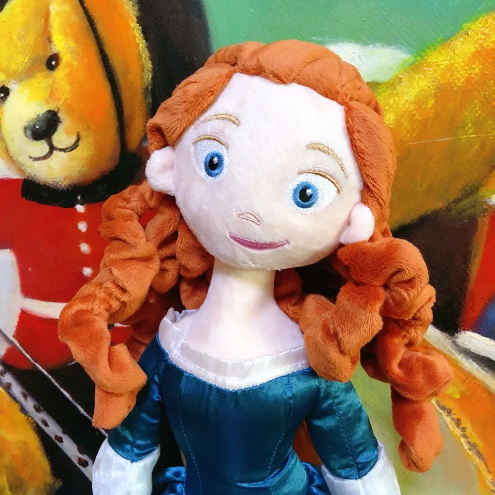 Храбрый фильм Принцесса Мерида плюшевые куклы большой 50 см 20 дюймов мягкие игрушки для девочек детские рождественские подарки