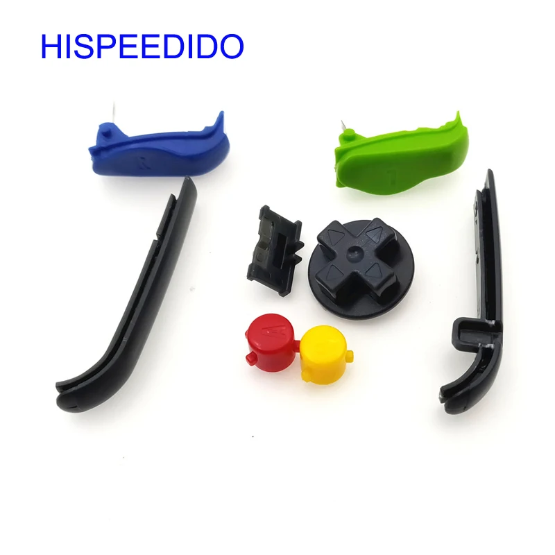 

HISPEEDIDO Mixed Color Buttons replacement for GameBoy Advance for GBA Buttons Set LR Shoulder Button AB Dpad Button