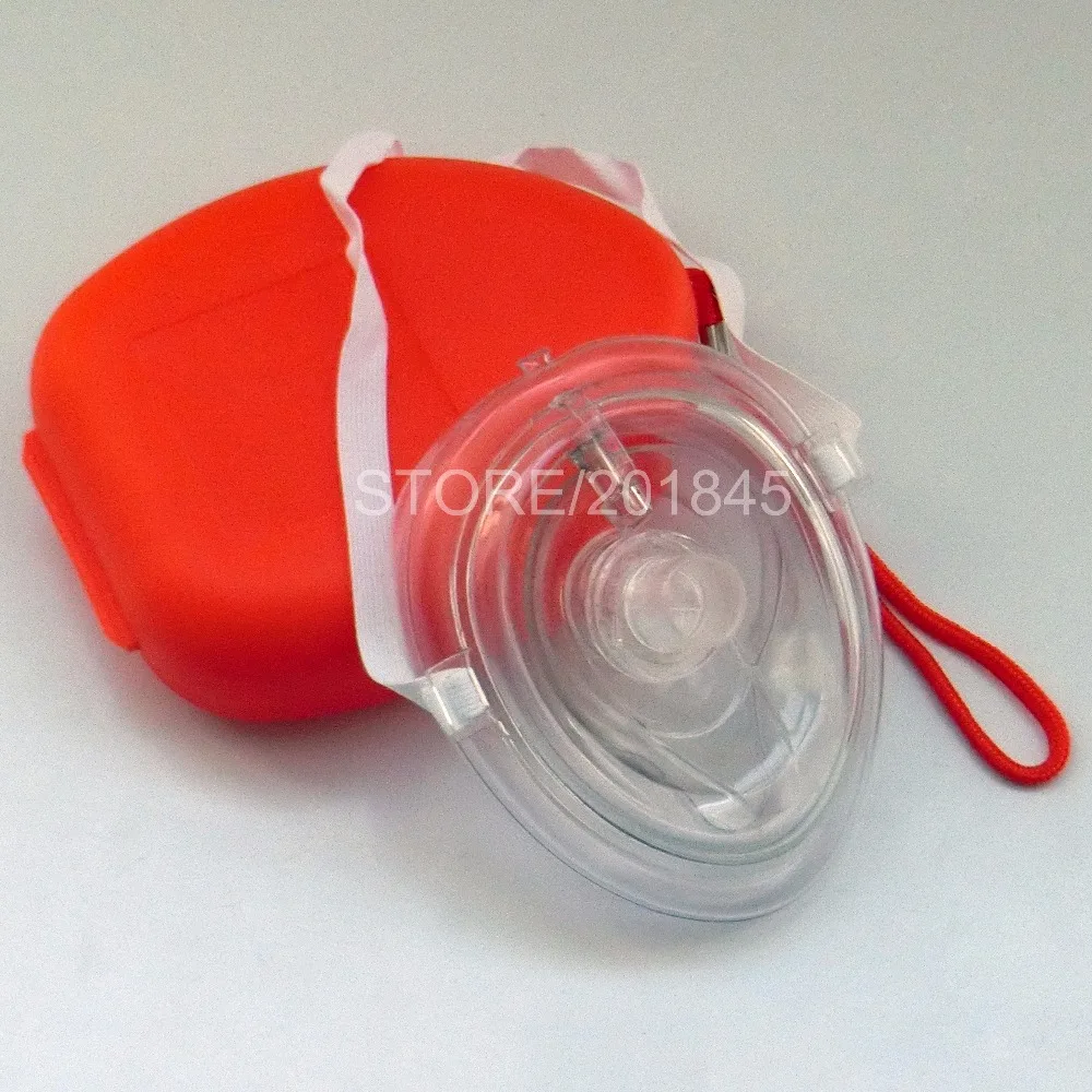 2 шт./упак. Cpr Resuscitator Rescue Mask/CPR уход за кожей лица щит/первой помощи CPR дыхательная маска для тренировок красный коробка