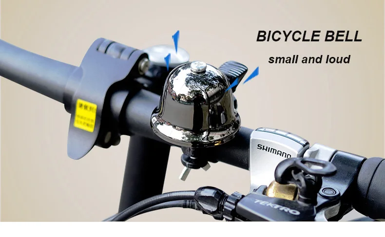 Mini Cycling Handlebar Accessories by Aluminum Alloy Crisp Loud Bicycle Bells Bike Bell Horn Ring