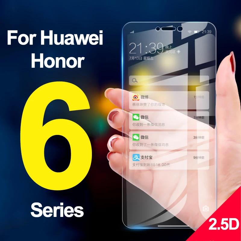 

Protective glass honor 6c pro For Huawei 6a 6x 6 C X A Plus Tempered Glas Film Screen Protector On Honor6c Honor6 6cpro C6 X6 A6