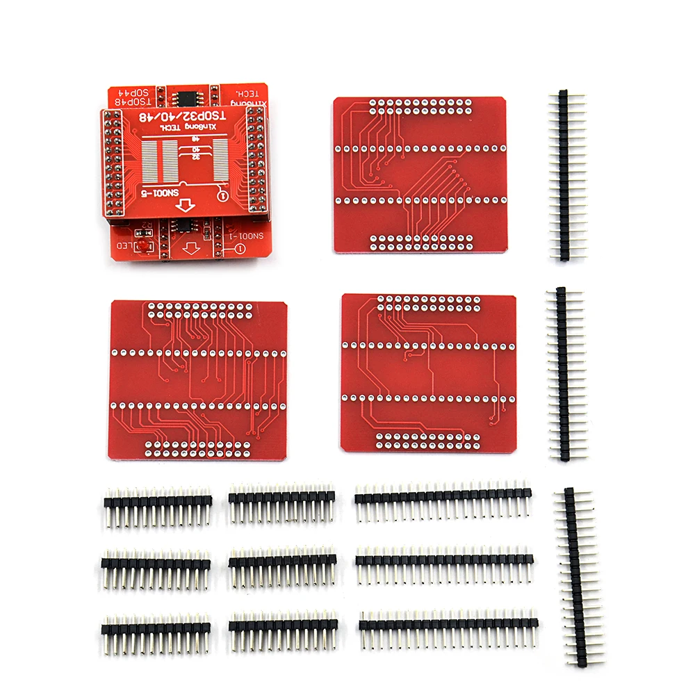 100% Оригинальный TSOP32 TSOP40 TSOP48 SOP44 SOP56 гнезда адаптеров для MiniPro TL866II Plus TL866A TL866CS