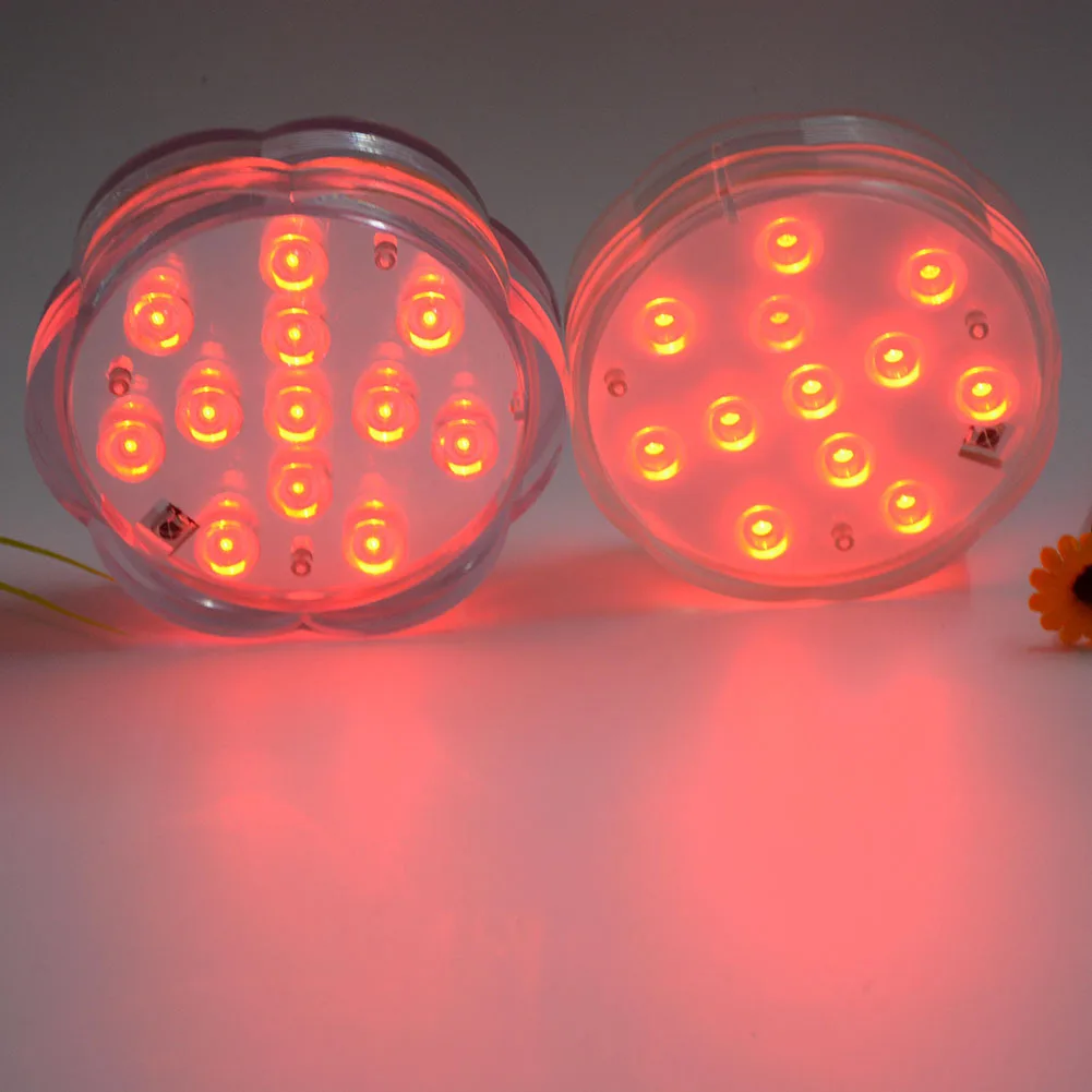 

4 Pcs/Set Swimming Pool LED Light Bulb Submersible Underwater Remote Control Pond Decor RGB Lamp LB88