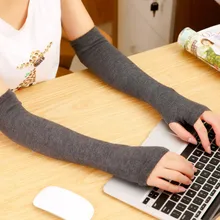 Мода, зимние перчатки с подогревом рук, теплые перчатки без пальцев, распродажа, женские черные перчатки для женщин 14