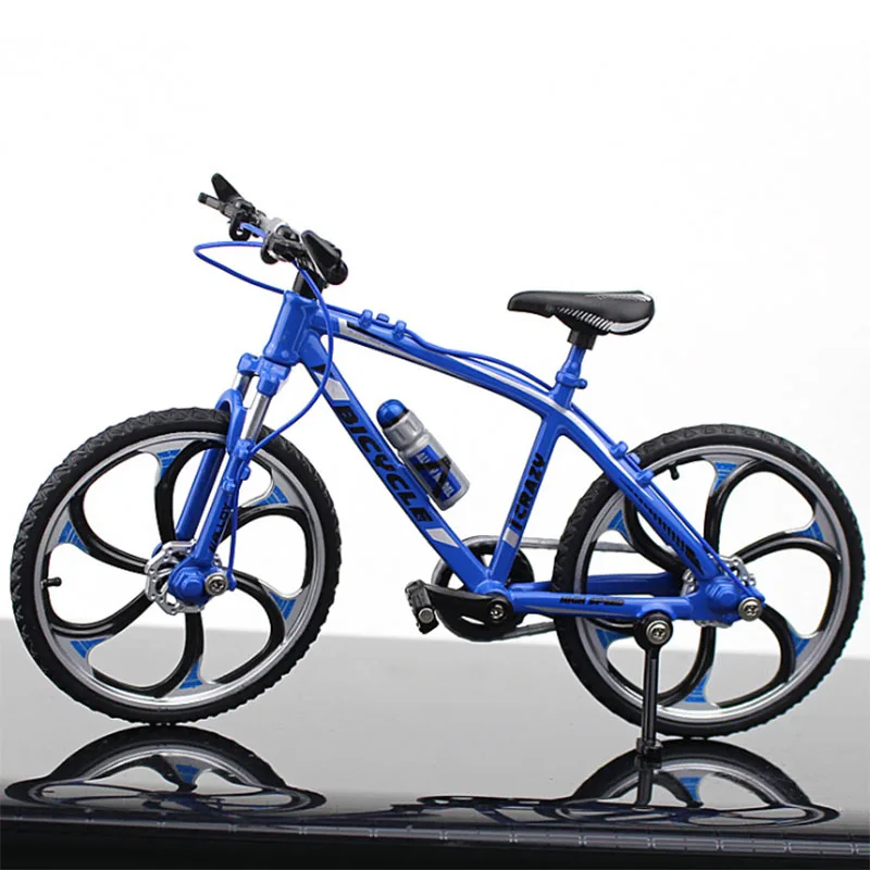 1:10 Diecast Mini Simulation Alloy Model Mountain Handlebar Bike Replica Toy 