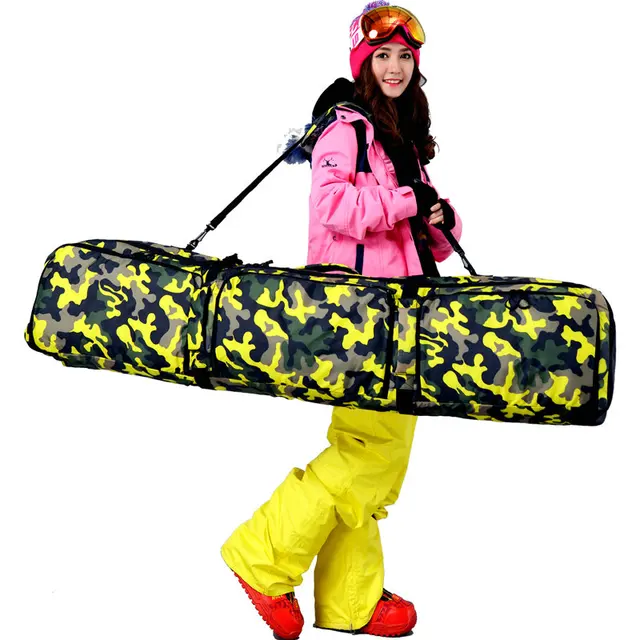 152cm ski bags adult snowboard backpack Convenient to carry travel ski bags Waterproof windproof