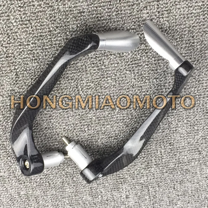 Carbon fiber+Aluminum Universal 7/8 Inches 22mm CNC Handlebar Protector Brake Clutch Protect Motorcycle Lever Guard Proguard