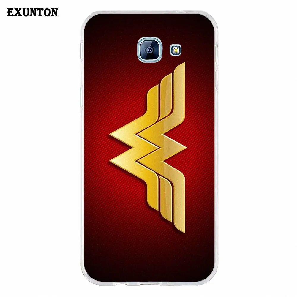 Мягкий чехол с логотипом Wonder Woman для Galaxy Alpha Core Note 2 3 4 S2 A10 A20 A20E A30 A40 A50 A60 A70 M10 M20