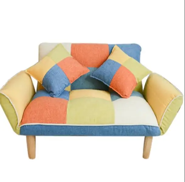 Convertible Adjustable Sofa Couch and Love Seat Japanese Furniture Fold Down Futon Sofabed Ideal for Living Room, Bedroom, Dorm