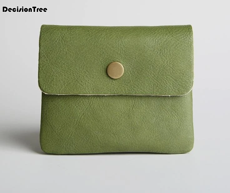 

Brand Crazy Horse Genuine Leather Men Wallet Mini Solid Coin Purse Card Holder Short Male Clutch Money Bag Vintage Wallet